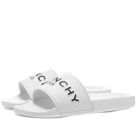 givenchy logo mules|givenchy slides white and black.